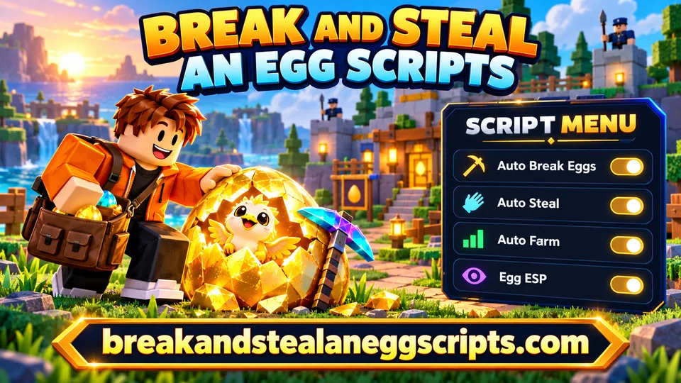 Break and Steal an Egg Scripts for Roblox